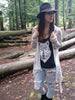 Nes<3 Women's Mountain White Wolf Tank